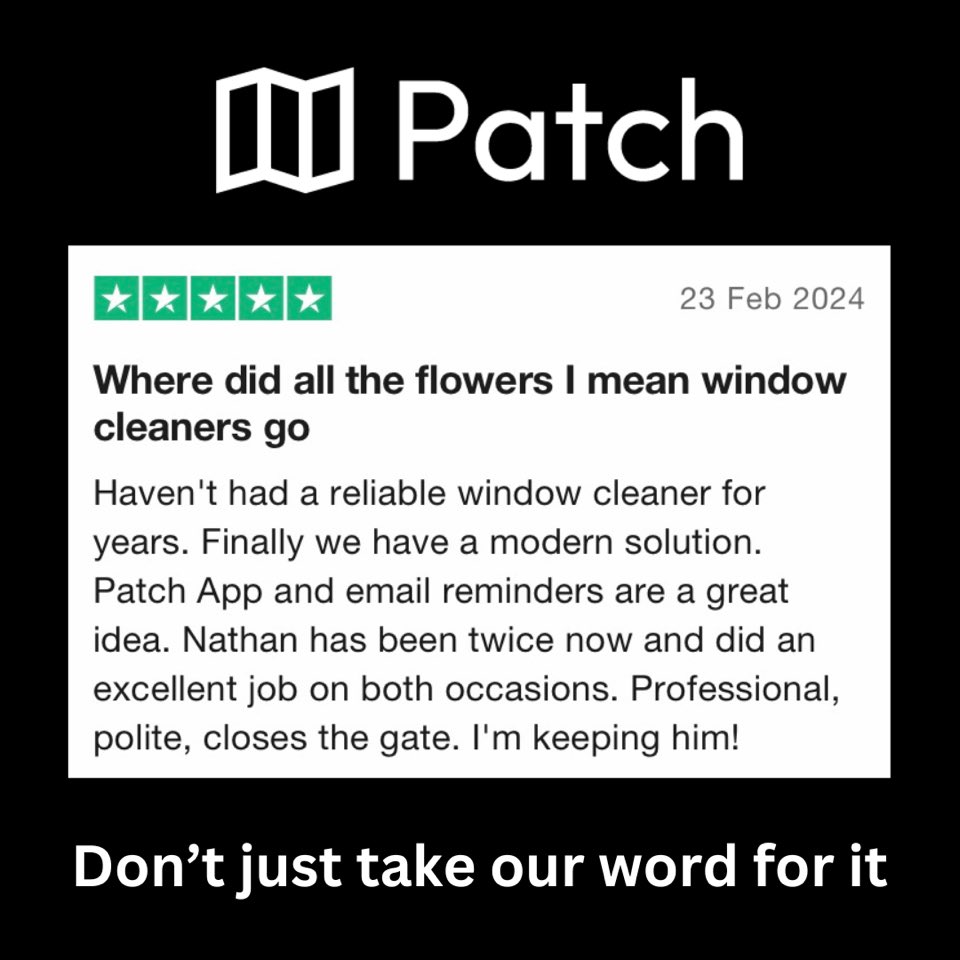 A modern solution 💦 🎉 

All this in one review:

✔️ Modern
✔️ Reliable 
✔️ Excellent job 
✔️ Email reminders 
✔️ Professional
✔️ A keeper 

Just one of the hundreds of 5 ⭐️ TrustPilot reviews we’ve had so far 💟