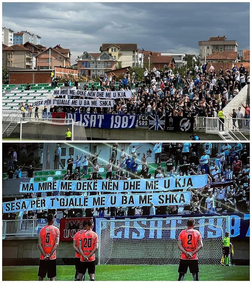 'Plisat' unveiled a message against Armand Duka, who wants to organize a U21 European Championship with serbia. 👀