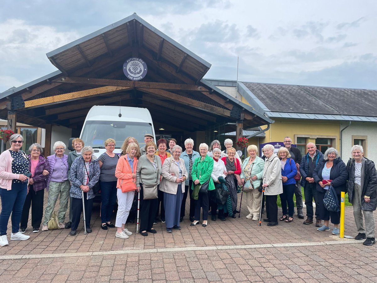 Our community fundraisers Alison and Sharon were kept busy showing 30 members of Queens Park Govanhill Church of Scotland around our Erskine Estate today! We hope you all had a lovely afternoon, and hope to see you back again soon.💜