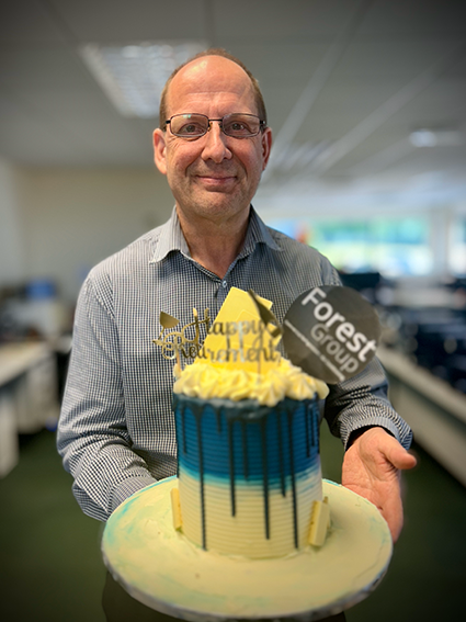 TheForestGroup's tweet photo. The whole team wish a very happy retirement to Alan Fletcher, one of our exceptional technical managers!

Alan's dedication &amp; expertise have had a significant impact on both our business &amp; our people over many years, always leading with integrity &amp; a genuine care for everyone. https://t.co/KR8wJzZ7Kw