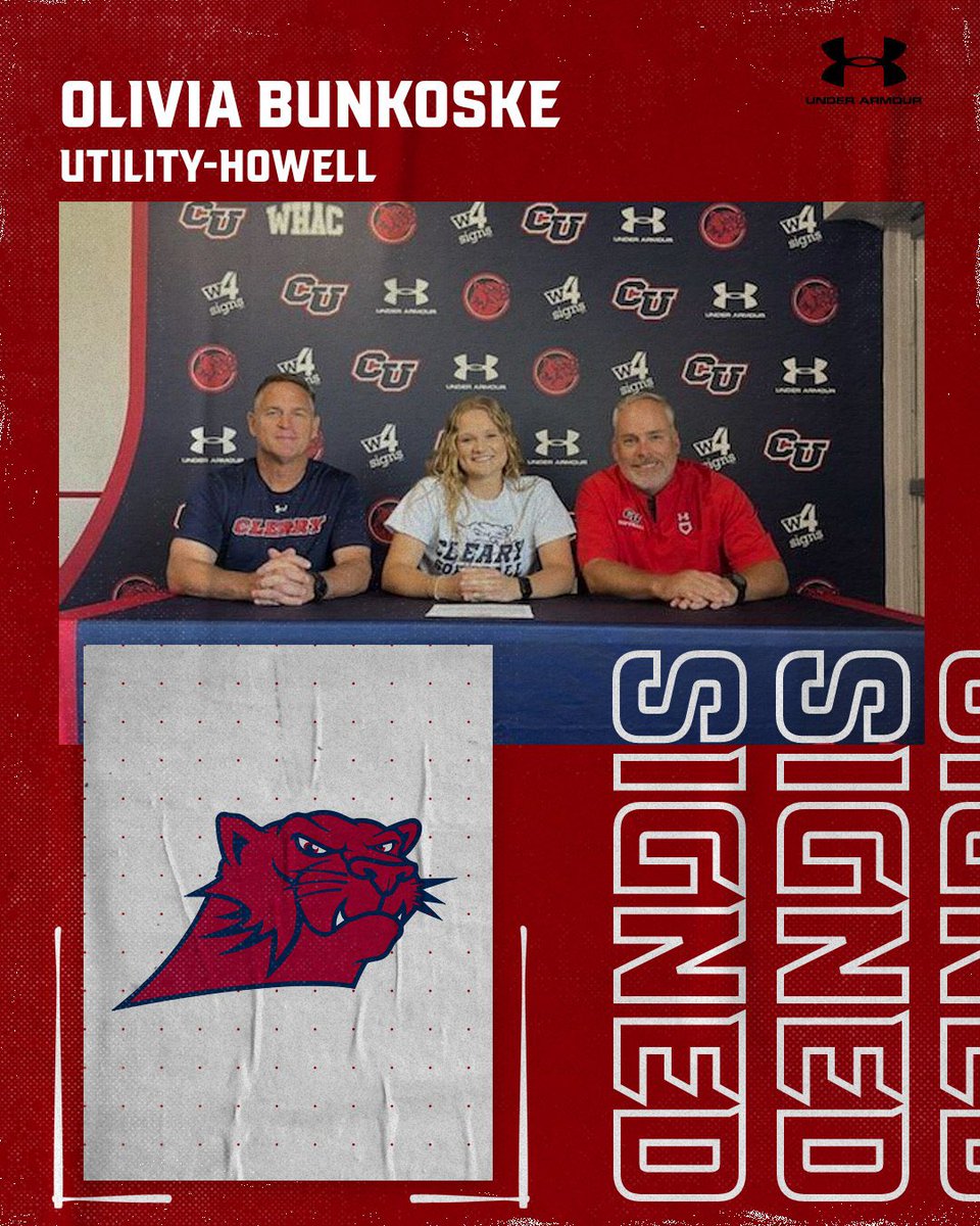 Welcome to Cleary, Olivia! 

👥 Olivia Bunkoske
🥎 Utility 
🏫 Howell