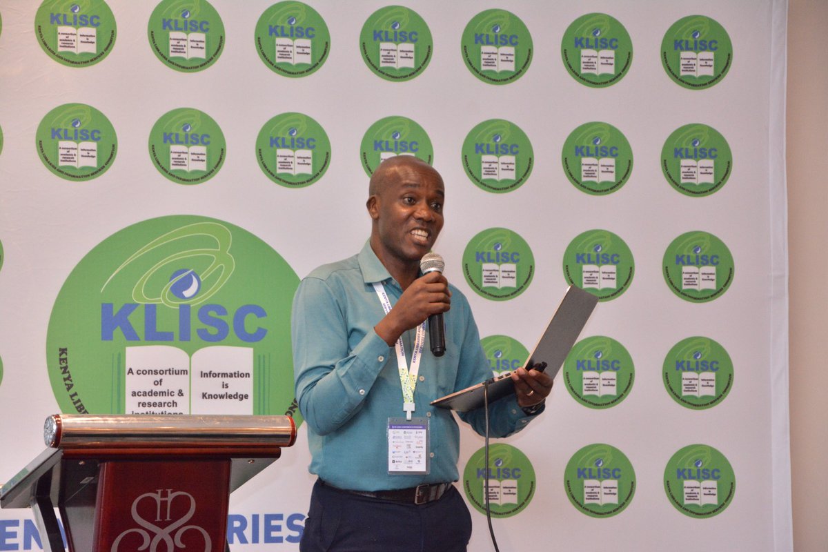 KLISCKenya's tweet image. @SchoolofLawKE was well represented by Elphas Muruli who presented on Academic Law Libraries as Knowledge Ecosystems. 
#2024KLISConference 
#lawlibrary
