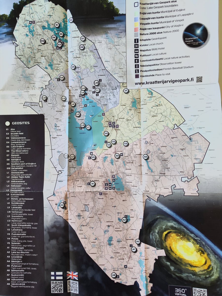 Kraatterijärven Geopark tarjosi tänään mielenkiintoisia käyntikohteita, joissa pääsimme perhtymään alueen (geologiseen) historiaan ja kulttuuriin #vimpeli, #alajärvi, #lappajärvi sekä #evijärvi. Paljon jäi vielä kohteita käymättä, joten kesälomalla voi jatkaa kierrosta.