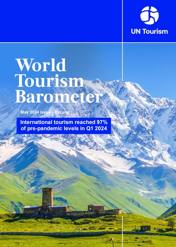 UN Tourism Knowledge (@unwto_pub) on Twitter photo 📢 Latest news: The excerpt of the World Tourism Barometer is now available for download! 📈
✈️
International tourism reached 97% of pre-pandemic levels in Q1 2024, with over 285M tourists 🙌🎉
Discover more: 👉 bit.ly/44QAAe8
<a href="/ZoritsaUrosevic/">Zoritsa Urosevic</a> #TourismRecovery 📢 Latest news: The excerpt of the World Tourism Barometer is now available for download! 📈
✈️
International tourism reached 97% of pre-pandemic levels in Q1 2024, with over 285M tourists 🙌🎉
Discover more: 👉 bit.ly/44QAAe8
<a href="/ZoritsaUrosevic/">Zoritsa Urosevic</a> #TourismRecovery