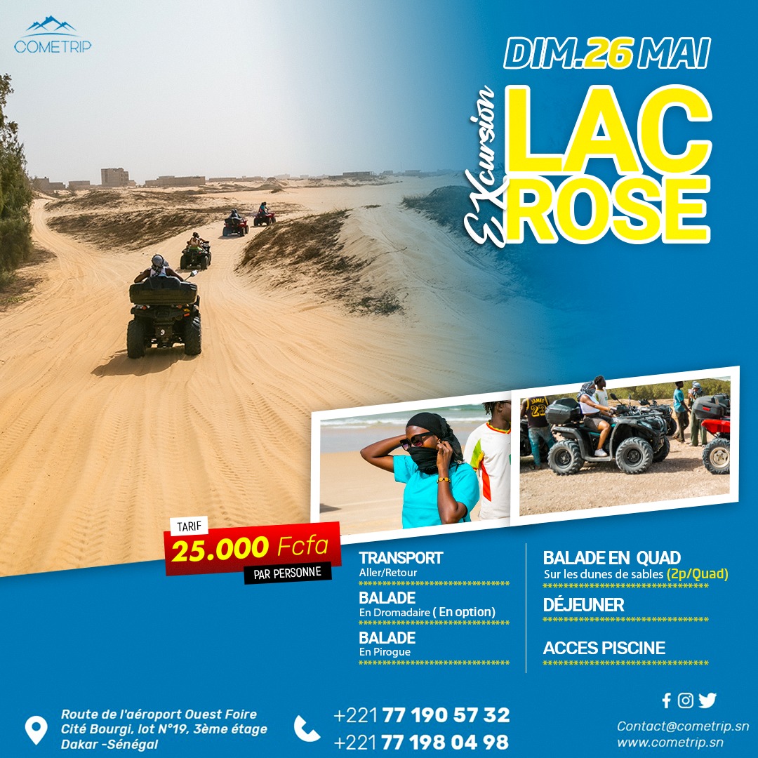 ComeTripSn's tweet photo. Cometrip c'est chaque semaine au moins 4 activités au Sénégal. 
Mais aussi des centaines d'appartements meublés et villas. https://t.co/IbFgMfcDjw