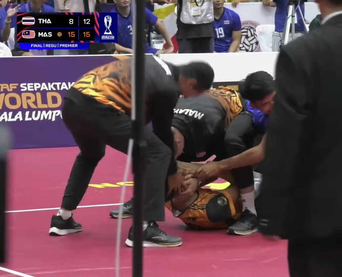 theone_xyz's tweet photo. Sepak Takraw World Cup 2024

Tahniah Malaysia!!! 

JUARA DUNIA 🔥🫡 https://t.co/NjVSfiofkY