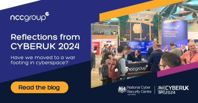 Many of the leaders we saw or met at CYBERUK feel these current and evolving threats are putting the UK and its allies on a war footing in cyberspace. Here you can read our reflections and key takeaways from the event. bit.ly/4btMT2L