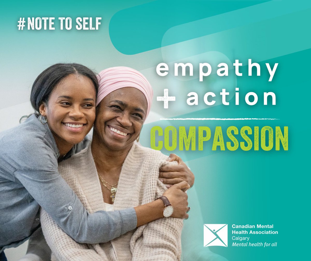Have you ever thought of a donation as an act of compassion? 🤔💭

By donating to CMHA Calgary, you build belonging, skills, and resiliency in yourself and for others. Become a donor because #CompassionConnects.

Visit secure.cmha.calgary.ab.ca/form/donation-o to support mental health in Calgary!