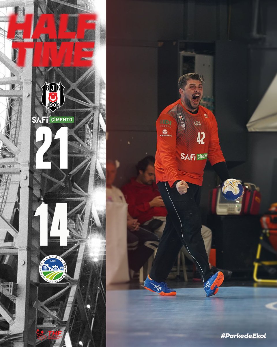 İlk yarıyı önde tamamlıyoruz. 💪

Beşiktaş Safi Çimento 🆚 Sakarya BBSK: 21-14

#ParkedeEkol 🦅