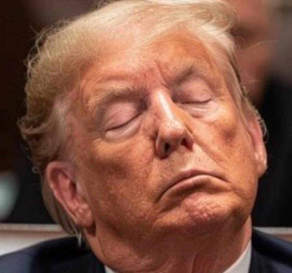 Donald Trump: “We’ll be resting pretty quickly, resting meaning resting the case. I won’t be resting. I don’t rest. I’d like to rest sometimes, but I don’t get to rest.”……..😂