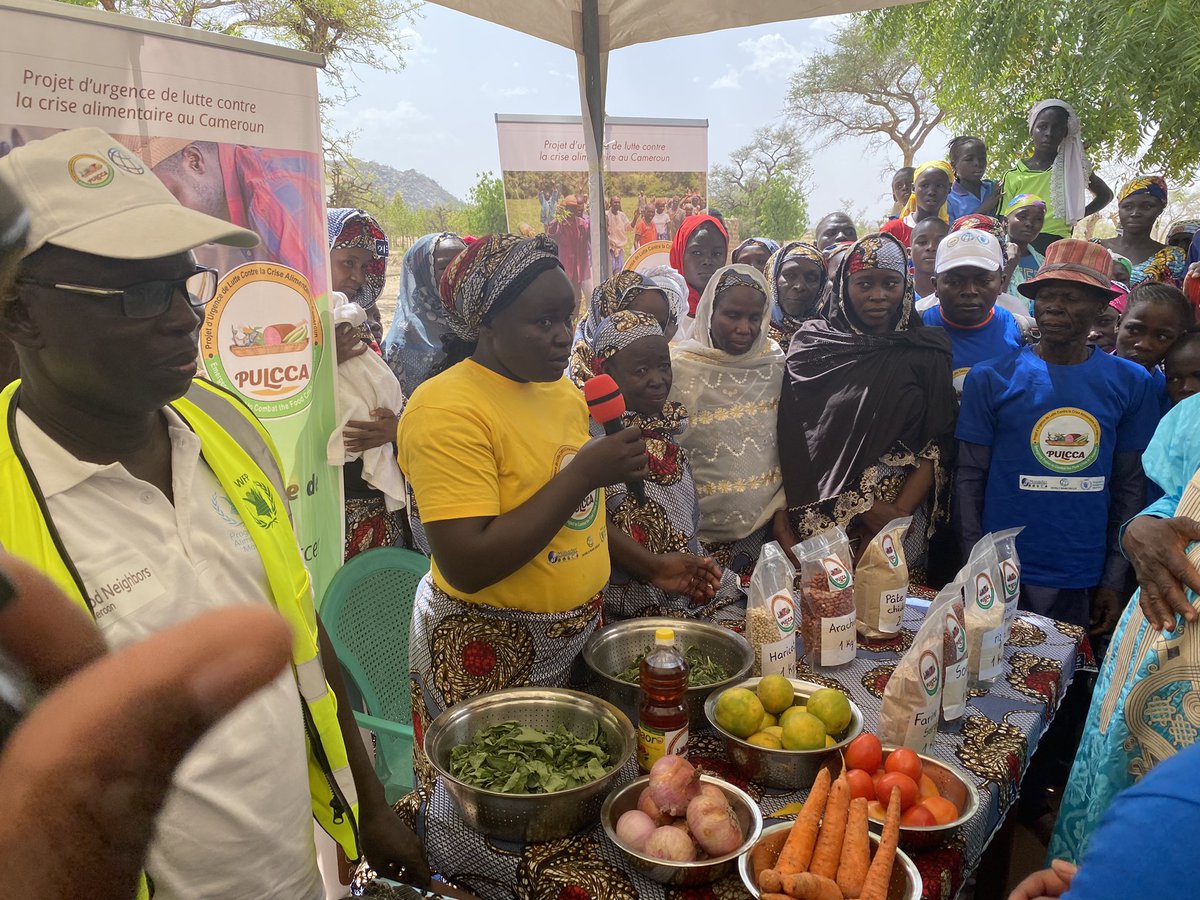 #Cameroon🇨🇲 These are the kind of innovations and partnerships needed to end hunger in Cameroon #PULCCA is an innovative & grassroots project bringing partners like @MinaderCm, @WorldBank & @WFP together to improve #FoodSecurity for the most vulnerable #communities #ZeroHunger