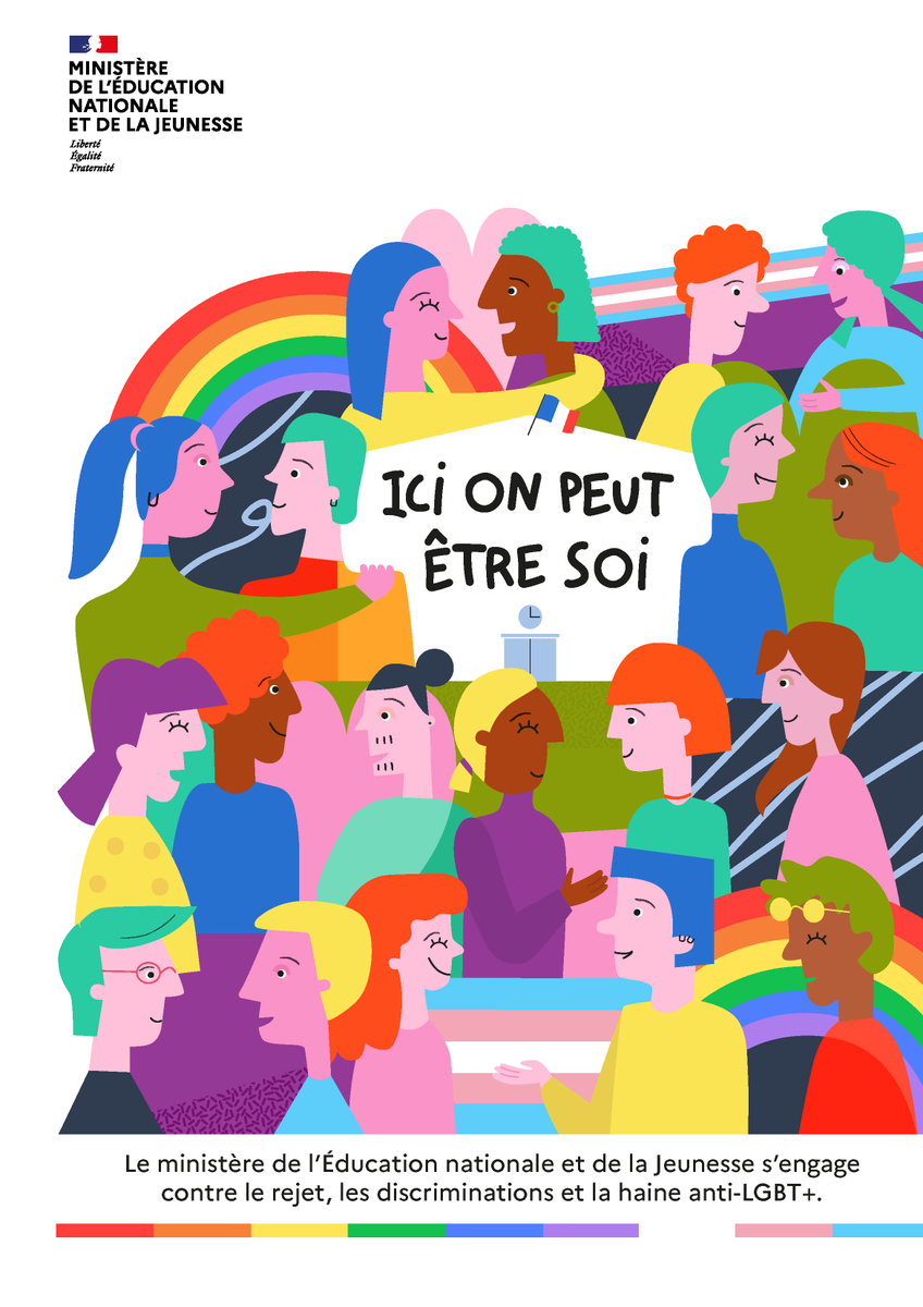 🏳️‍🌈 #IciOnPeutÊtreSoi - Retour sur la journée mondiale contre les LGBTphobies dans les établissements de l’académie, thread ⬇