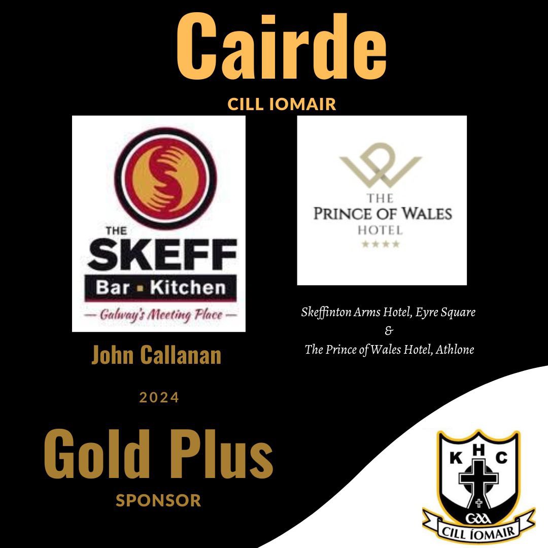Killimor GAA (@killimorgaa) on Twitter photo <a href="/KillimorGaa/">Killimor GAA</a>
Many thanks to John Callanan & all in
<a href="/SkeffingtonArms/">SkeffingtonArmsHotel</a> & <a href="/princeathlone/">The Prince of Wales Athlone</a>
For kindly being part of Cairde Cill Iomair in 2024. <a href="/KillimorGaa/">Killimor GAA</a>
Many thanks to John Callanan & all in
<a href="/SkeffingtonArms/">SkeffingtonArmsHotel</a> & <a href="/princeathlone/">The Prince of Wales Athlone</a>
For kindly being part of Cairde Cill Iomair in 2024.