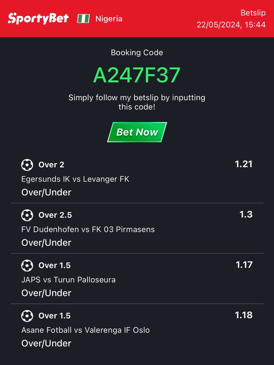 TODAY 5 ODDS ✅ F3F6739

2 ODDS : A247F37 🥂