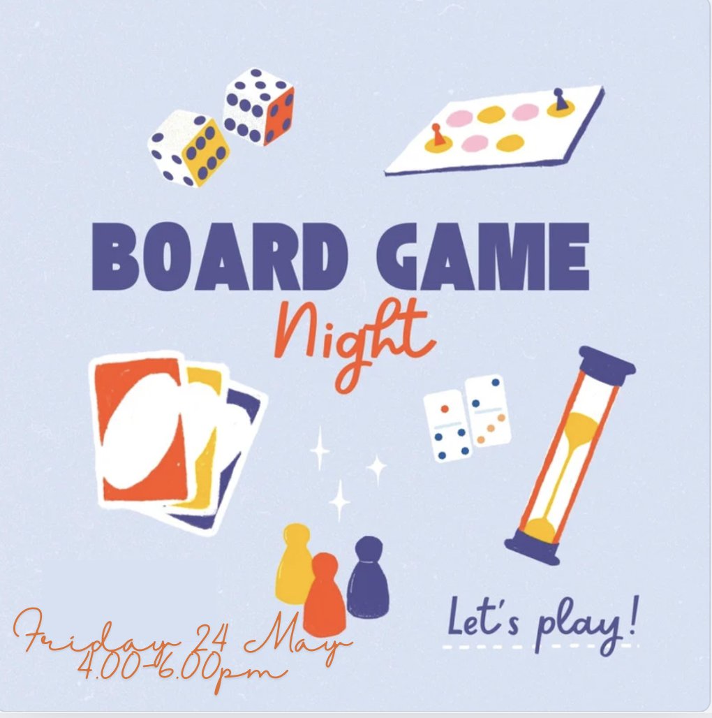 Join us for a board game night in the Fairlie Social Space at OBS this Friday, 24 May from 4:00-6:00pm in the Fairlie Social Space of the Old Burgh School! Meet other PGs and test your chess skills or get a little too invested in UNO! Juice, crisps, and popcorn provided!