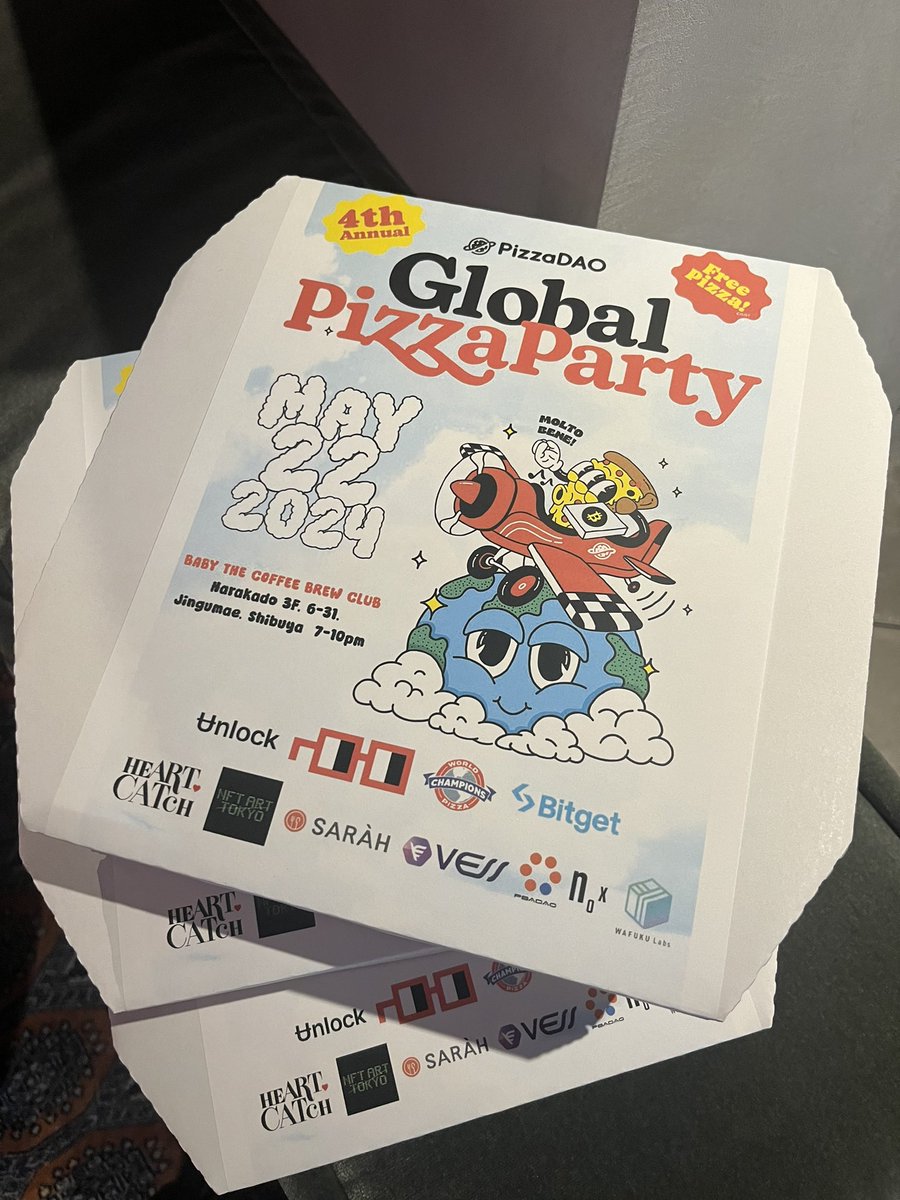 labomatsuki's tweet image. DJ工場長🤣🤣
ハラカドのBABYにて🍕PARTY🫰
まり姐さんさすがっす🫶🫶🫶
@daikoujyou @mariroom 
#pizzadao #globalpizzaparty #ハラカド #babythecoffeebrewclub