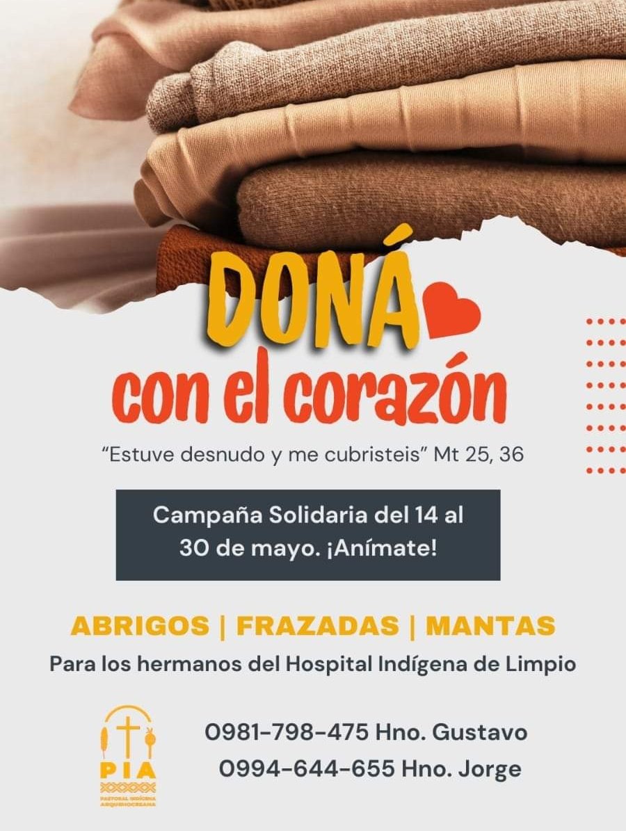 #CampañadeSolidaridad de la Pastoral Indígena del @arzobispadoasun @AnibalEspinola1 @AlcidesBaez74 @churrivazquez @elinfanto @eveliameza1 @Jesudi @robertoperezpy @roqueao