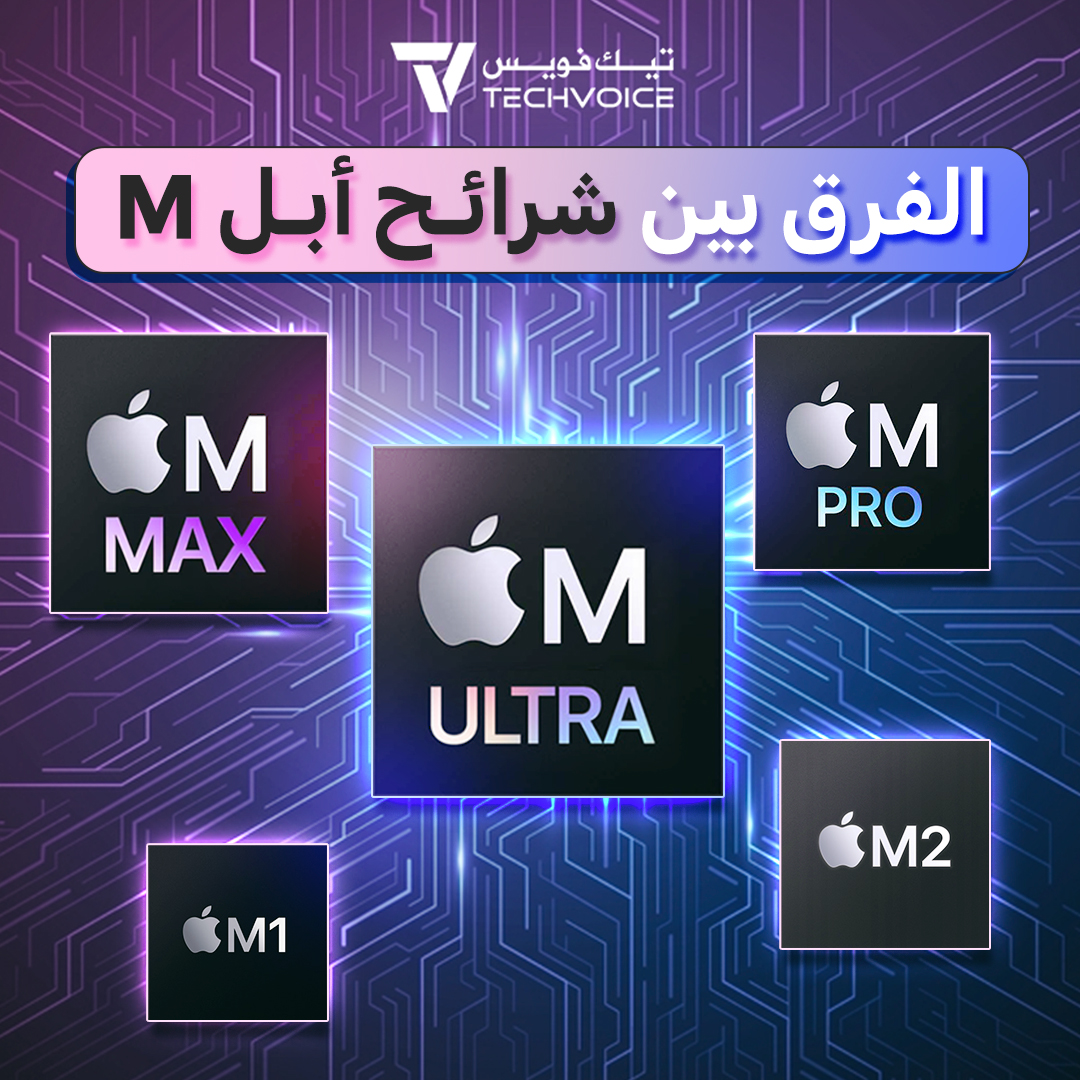 TechVoicenet's tweet photo. سوينا لكم تصميم لتعرف ايش الفرق بين شرائح ابل M
#Apple #ابل
#Techvoice #ادهم #تيك_فويس https://t.co/ss6cPnZd8t