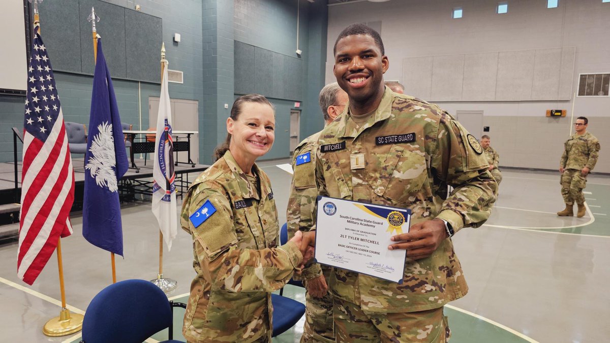 TSMforSC's tweet image. “We not only see what has been, we see what can be. We shoot for the moon, and then we plant our flag on it. We are bold, fearless, and ambitious. We are undaunted in our belief that we shall overcome; that we will rise up. This is American aspiration.” – @VP
#SCStateGuard #2LT