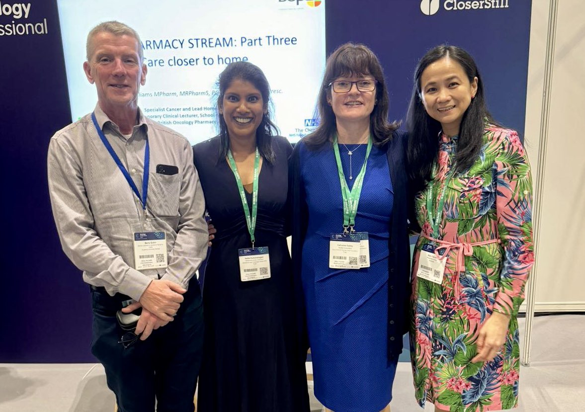 UKONSmember's tweet photo. Huge thanks to our speakers @Coakley167 @jnthnknght @Gina_92_ &amp; participants at the #OPC24 conference @UKONSmember Nursing Stream today. Fantastic to hear the evidence for a SACT group consultation and important updates on the AOS Competency Passport &amp; SACT Digital Passport. https://t.co/O57loGyCLu