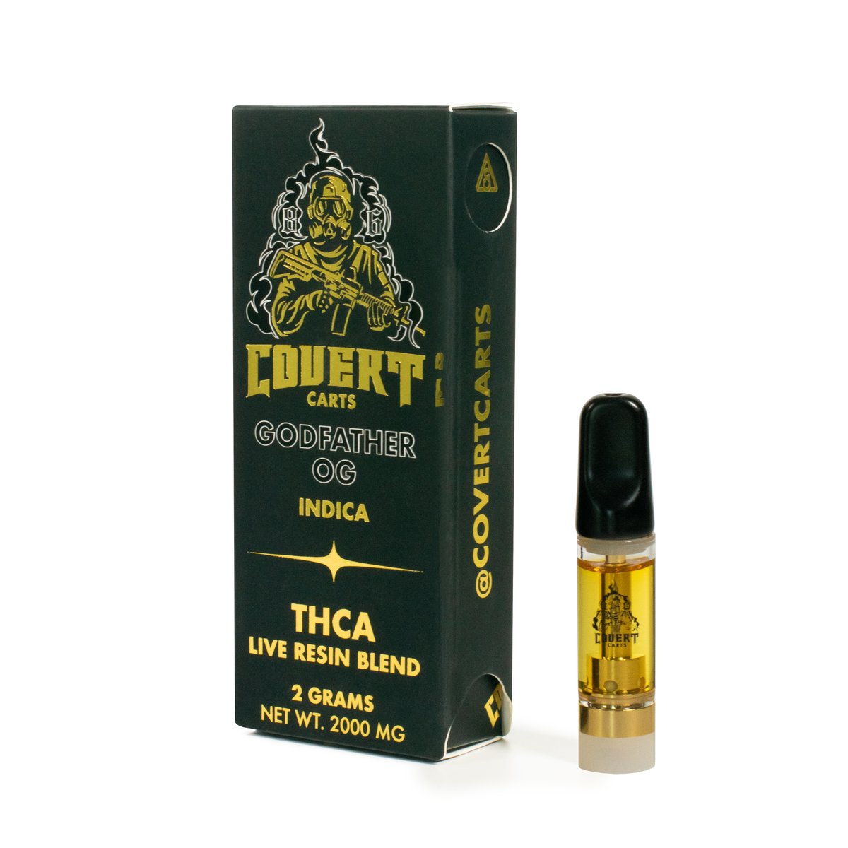 New Product Alert for Covert LLC!!! Introducing the new 2gram THCA cartridges...