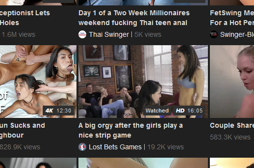 I'll admit I have no idea if <a href="/xhamstercom/">xHamster</a> has some deep cookies that are bringing this to the surface or if it's genuinely trending.  But it's nice to see some old, familiar faces on the front page today.