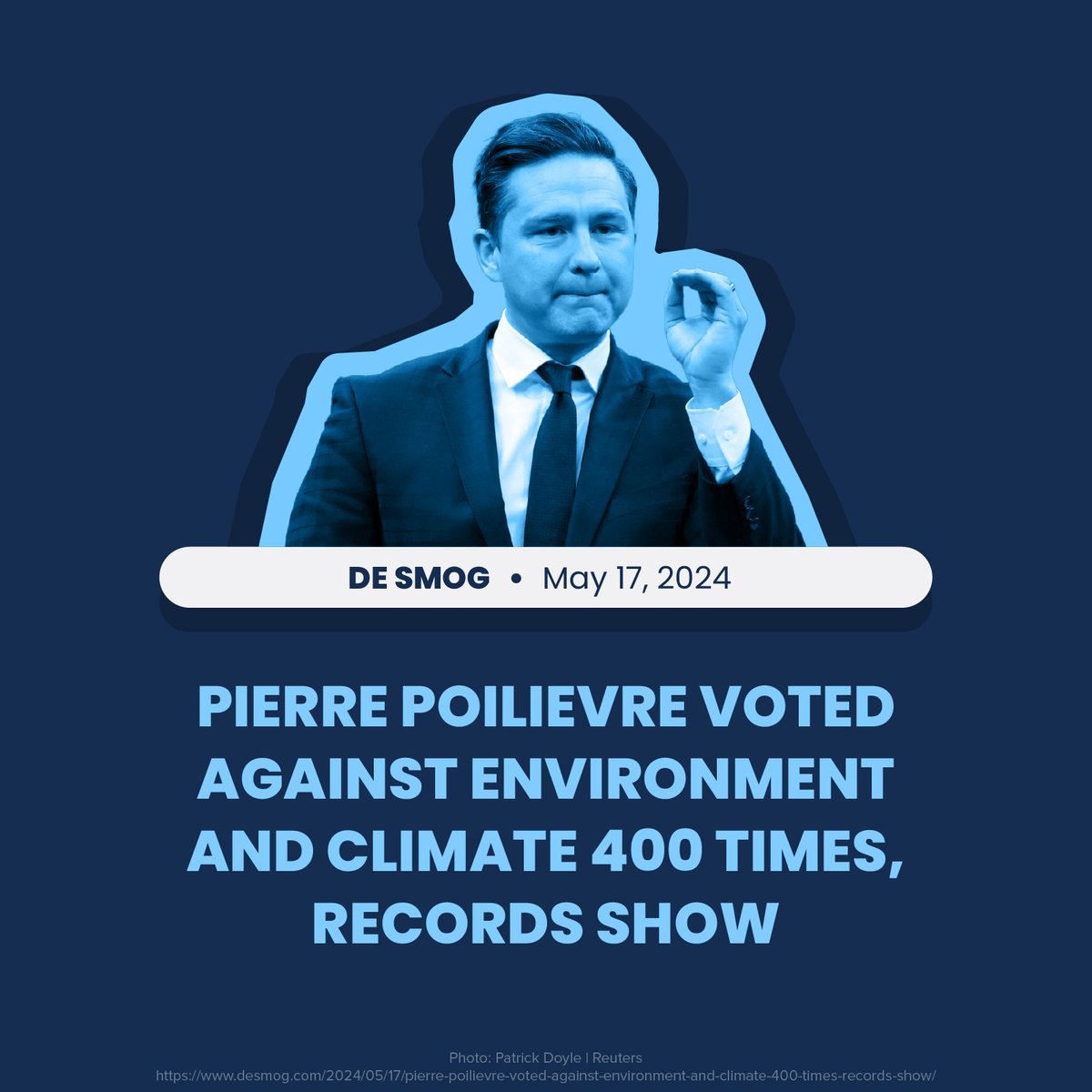 Pierre Poilievre will scrap Canada’s climate plan.

Pass it on.