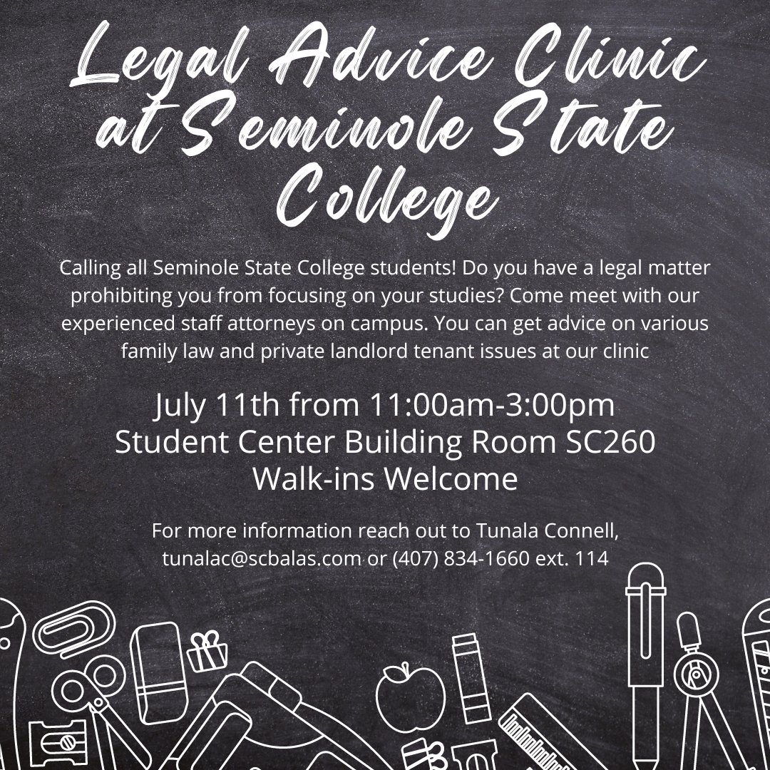#TODAY we are on campus to give FREE legal advice! #SeminoleState #FreeLegalAdvice #FreeLegalAid #students #graduation