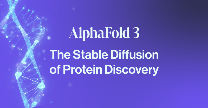 AlphaFold 3 - The Stable Diffusion of Protein Discovery bit.ly/3V6jEgx #Alphafold #Proteindiscovery