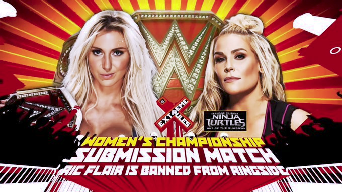 5/22/2016 Charlotte Flair defeated Natalya in a Submission Match to retain the WWE Women's Championship at Extreme Rules from the Prudential Center in Newark, New Jersey. #WWE #ExtremeRules #CharlotteFlair #TheQueen #Natalya #Nattie #SubmissionMatch #WWEWomensChampionship