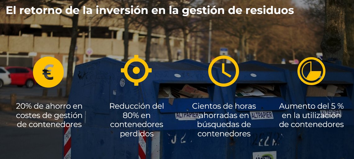 Pon fin a tus desafíos diarios en la 𝗴𝗲𝘀𝘁𝗶𝗼́𝗻 𝗱𝗲 𝗰𝗼𝗻𝘁𝗲𝗻𝗲𝗱𝗼𝗿𝗲𝘀 𝗱𝗲 𝗿𝗲𝘀𝗶𝗱𝘂𝗼𝘀

Con una solución #IoT diseñada para monitorizar los datos de ubicación y uso de tus activos

𝘋𝘦𝘴𝘤𝘶𝘣𝘳𝘦 𝘭𝘰𝘴 𝘥𝘦𝘵𝘢𝘭𝘭𝘦𝘴 👉🏼 lnkd.in/drvAbAB7