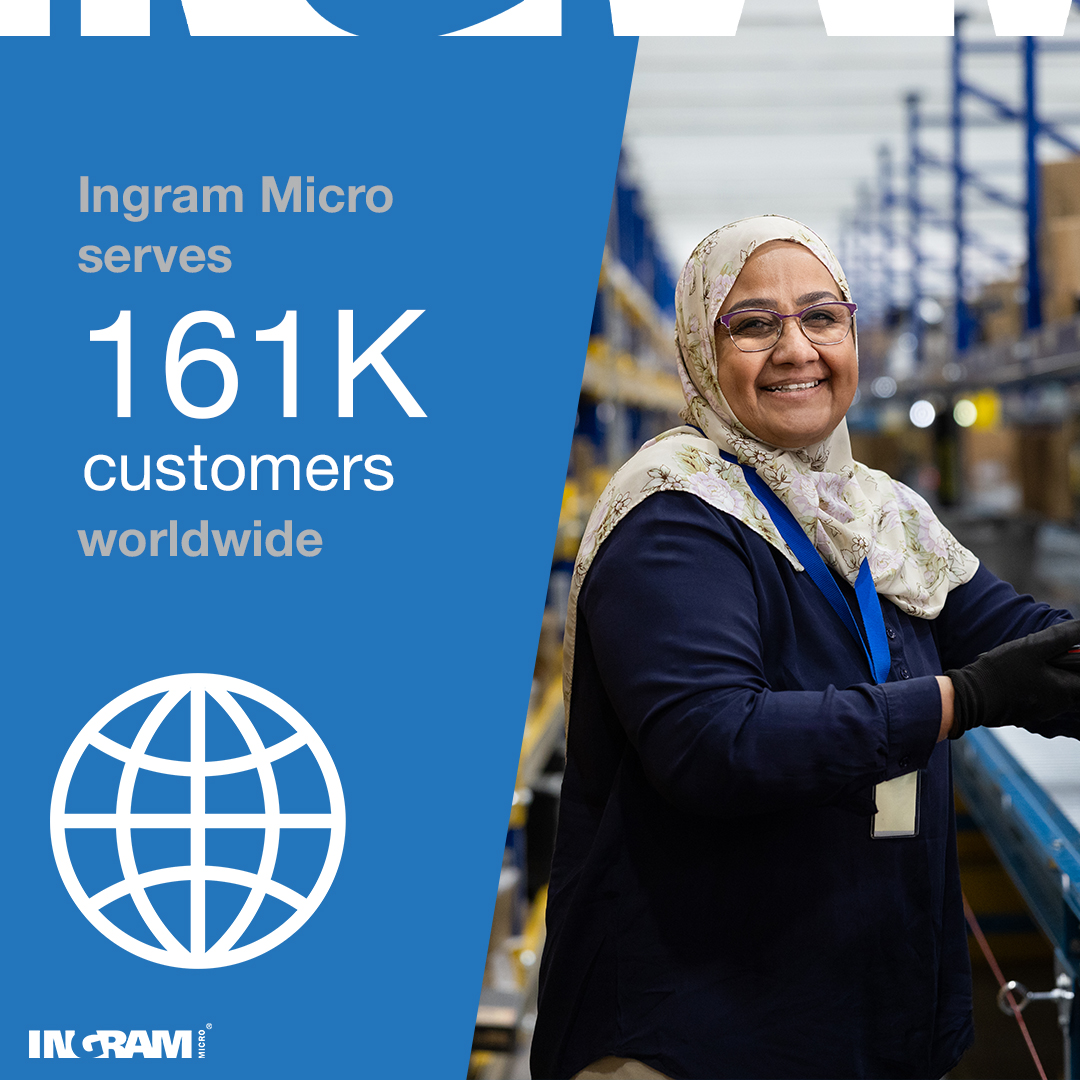 Did you know... we serve more customers worldwide than the combined country populations of Bermuda, Greenland and Monaco? #IngramMicro