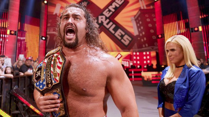 5/22/2016 Rusev defeated Kalisto by submission to win back the United States Championship at Extreme Rules from the Prudential Center in Newark, New Jersey. #WWE #ExtremeRules #Rusev #Miro #TheBulgarianBrute #TheRedeemer #Lana #Kalisto #UnitedStatesChampionship