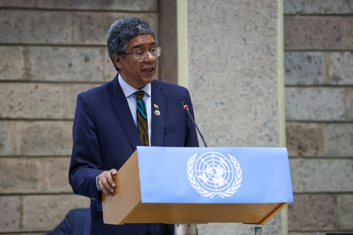 UNBiodiversity's tweet photo. "As we celebrate the International Day for Biodiversity, the call is to consider this interaction between the conservation of biological diversity &amp; the cultures that inhabit these rich ecosystems." - H.E. Pedro León Cortes Ruiz, Ambassador of Colombia.
📷Mike Muzurakis/@IISD_ENB https://t.co/KDtf330xbX