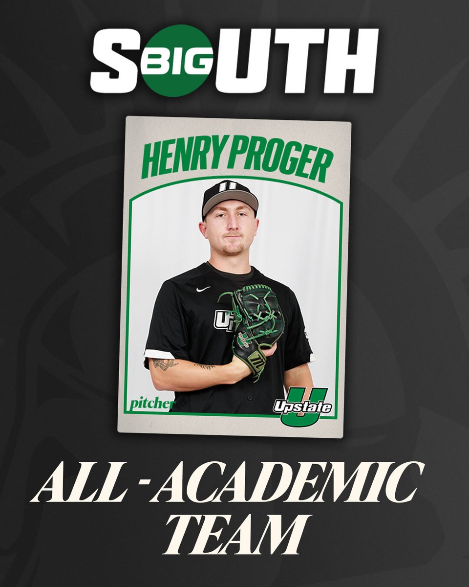 UpstateBSB's tweet photo. Congratulations to Henry Proger for being named to the Big South's All-Academic Team!

#SpartanArmy https://t.co/fv8P8te88e