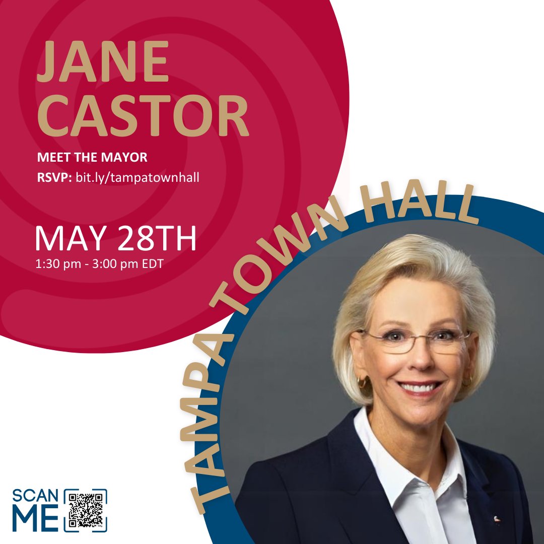 The AAA is pleased to present “Meet the Mayor,” a town hall meeting featuring Tampa Mayor Jane Castor! Register now to receive the link to the town hall meeting: l8r.it/YmNS #TampaTownHall #MeetTheMayor #Anthropology #TampaEvents #JaneCastor @cityoftampa @JaneCastor