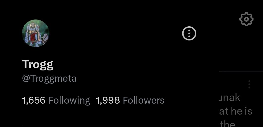 Troggmeta's tweet image. So close 
Who will be follower 2k ?