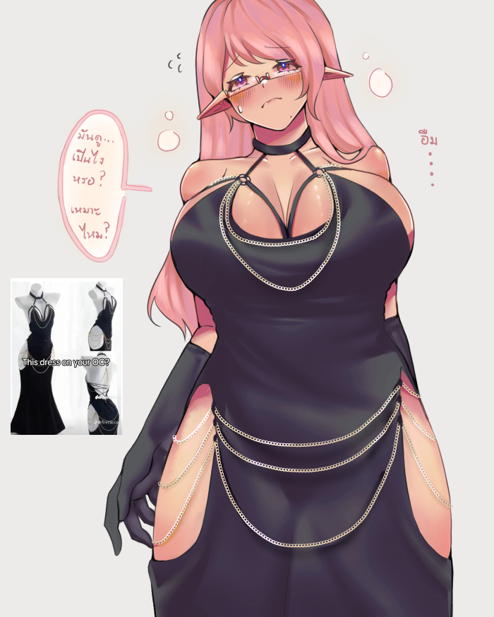 vadpha's tweet photo. This dress on your OC .. 😚😏 https://t.co/ZhiPZ4kLw3