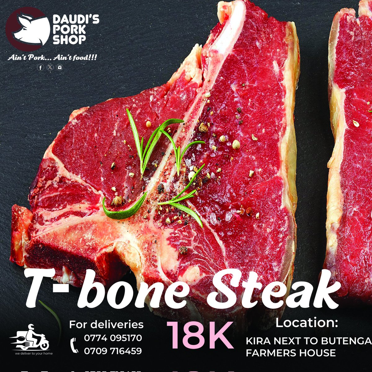 daudiporkshop's tweet photo. Another day to serve you fresh steaks, contact us for deliveries https://t.co/CPxo5S8B4C