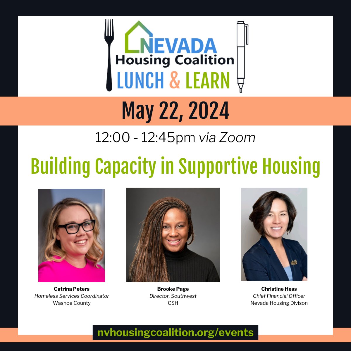 Today at 12pm! Tune in to hear about <a href="/washoecounty/">Washoe County</a>'s supportive housing needs assessment and learn about strategies and initiatives aiming to build infrastructure for this evidence-based intervention. <a href="/cshinfo/">CSH</a> <a href="/nvhousing/">NV Housing Division</a> Register here: ow.ly/CZoL50RHxxk