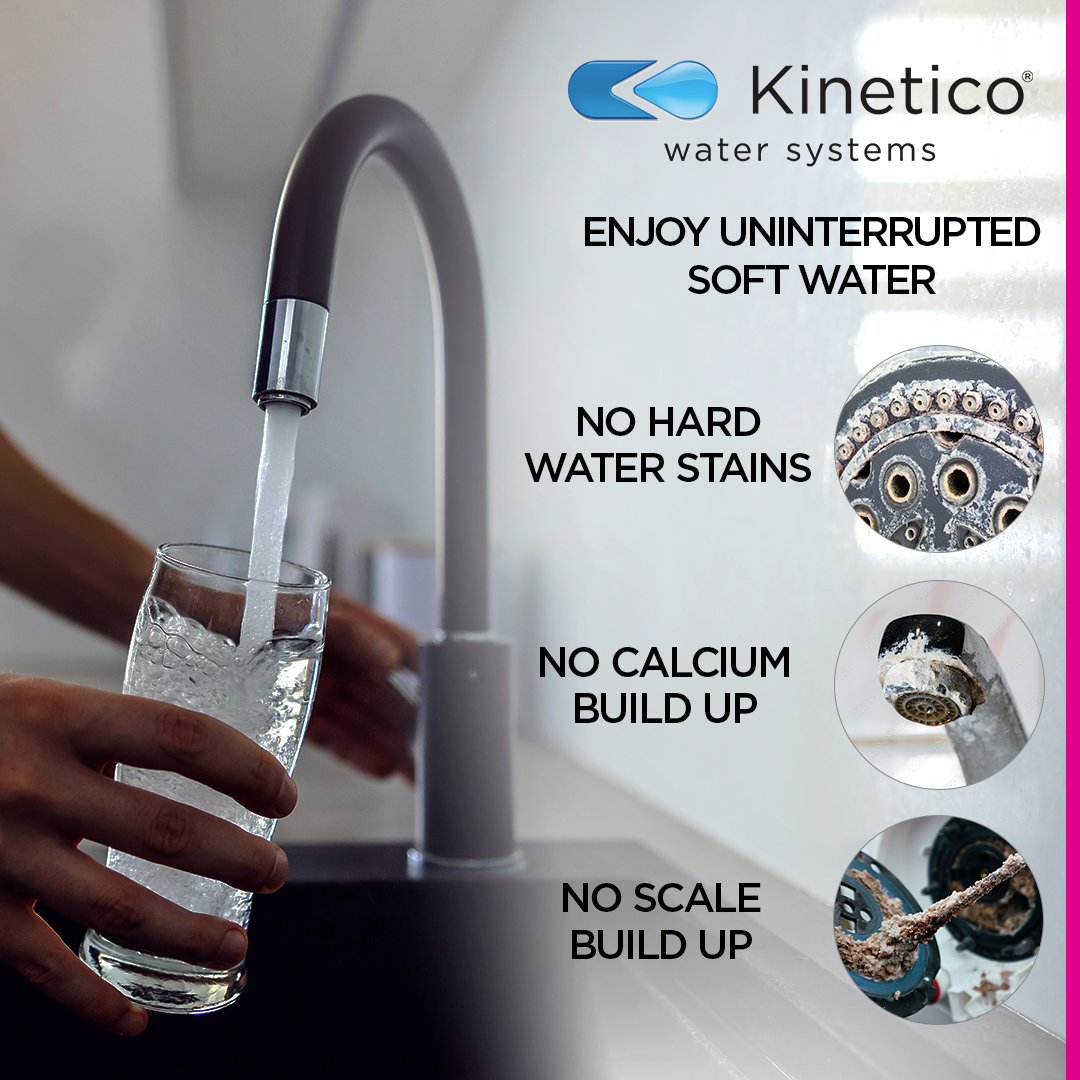Do you struggle with these pesky issues around your home? What you're seeing is the effects of #hardwater. Stop the stains and build-up before they happen with a #Kinetico water softener. 💧