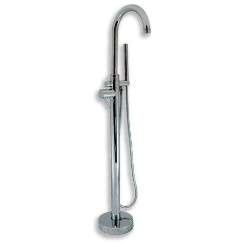 #DailyFaucet: Cambridge Plumbing Modern Freestanding Tub Filler Faucet with Shower Wand bit.ly/39WfFJE
