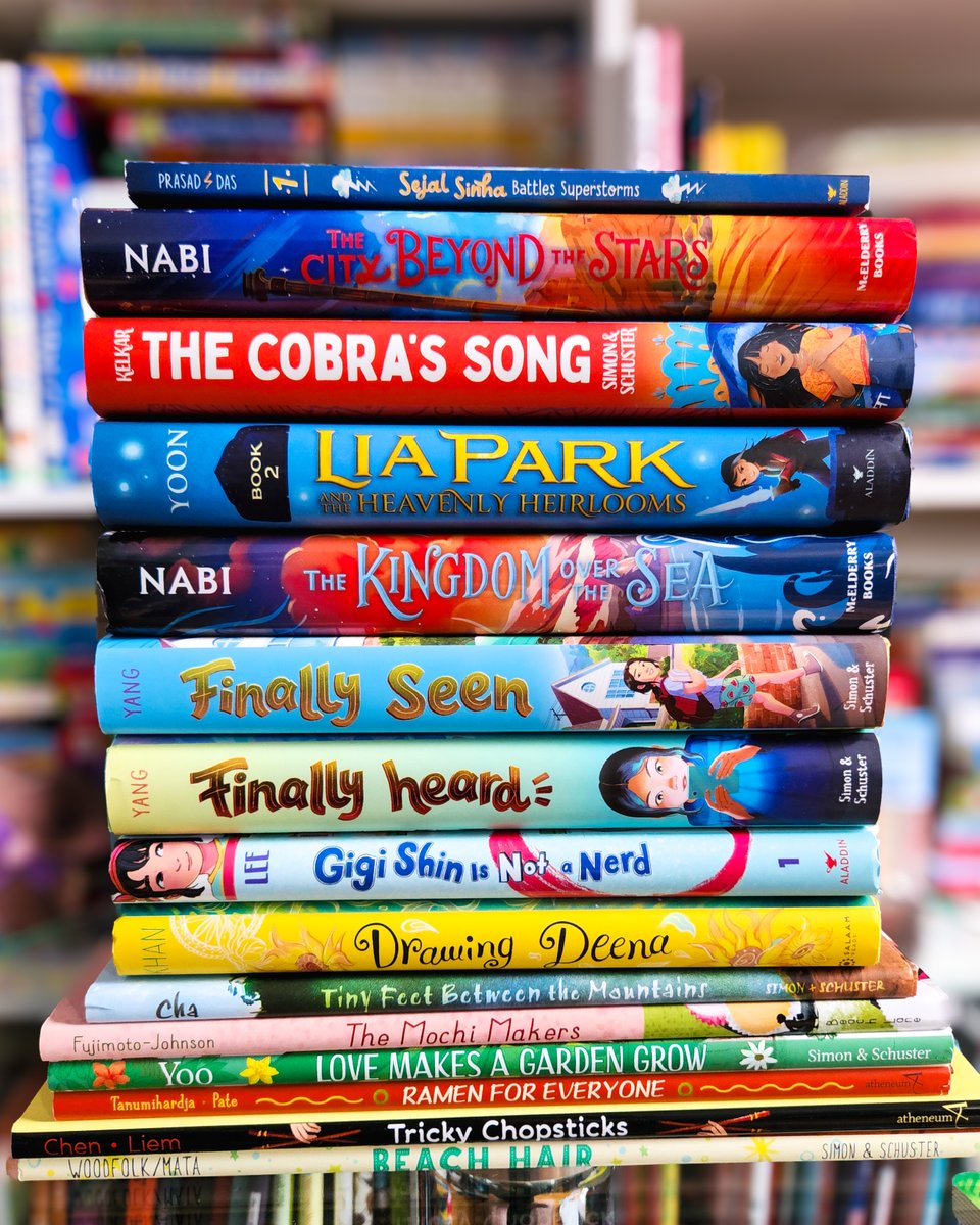 Simon Kids (@simonkids) on Twitter photo Here are some of the great books we read during AANHPI Heritage Month!
Authors/illustrators: <a href="/Zohra3Nabi/">Zohra Nabi</a> @supriyakelkar_ <a href="/authorjennayoon/">Jenna Yoon - LIA PARK AND THE MISSING JEWEL</a> <a href="/kellyyanghk/">Kelly Yang</a> <a href="/literarylyla/">Lyla (not here)</a> <a href="/henakhanbooks/">Hena Khan</a> <a href="/hannayoonicha/">Hanna Cha</a> <a href="/sharonffj/">Sharon Fujimoto-Johnson</a> <a href="/ediblewords/">Patricia Tanumihardja ๐บ</a> <a href="/shihopate/">shiho pate</a> <a href="/SylviaiChen/">Sylvia Chen ไฝๆ่ is ๐ฅณ about TRICKY CHOPSTICKS!๐ฅข๐</a> <a href="/AshWrites/">Ashley Woodfolk</a> @msbeautifique Here are some of the great books we read during AANHPI Heritage Month!
Authors/illustrators: <a href="/Zohra3Nabi/">Zohra Nabi</a> @supriyakelkar_ <a href="/authorjennayoon/">Jenna Yoon - LIA PARK AND THE MISSING JEWEL</a> <a href="/kellyyanghk/">Kelly Yang</a> <a href="/literarylyla/">Lyla (not here)</a> <a href="/henakhanbooks/">Hena Khan</a> <a href="/hannayoonicha/">Hanna Cha</a> <a href="/sharonffj/">Sharon Fujimoto-Johnson</a> <a href="/ediblewords/">Patricia Tanumihardja ๐บ</a> <a href="/shihopate/">shiho pate</a> <a href="/SylviaiChen/">Sylvia Chen ไฝๆ่ is ๐ฅณ about TRICKY CHOPSTICKS!๐ฅข๐</a> <a href="/AshWrites/">Ashley Woodfolk</a> @msbeautifique