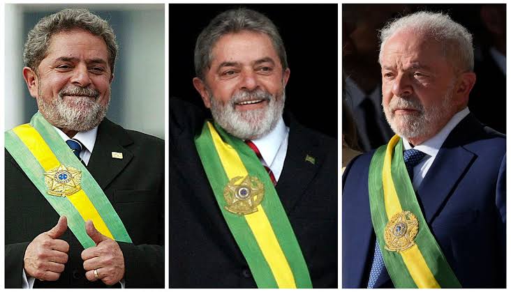 Segundo alienados o Lula, que foi eleito três vezes, não pode sair na rua porque não tem apoio, mas o Bolsonaro, o único que não foi reeleito, sai porque tem muito apoio.