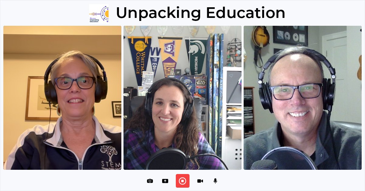 New Podcast: CS in K-12, with Kris Beck <a href="/ChiPubSchools/">CPS - Chicago Public Schools</a> 

“It’s not really about the tech. The tech changes. It’s about the kind of thinking [and] problem-solving that students learn how to do with technology."

Listen: bit.ly/3yDg0BU

<a href="/NoeSF/">Dr. Michelle Magallanez</a> <a href="/RenaPClark/">Rena Clark</a> <a href="/winstonsbenjam/">Winston Benjamin</a>