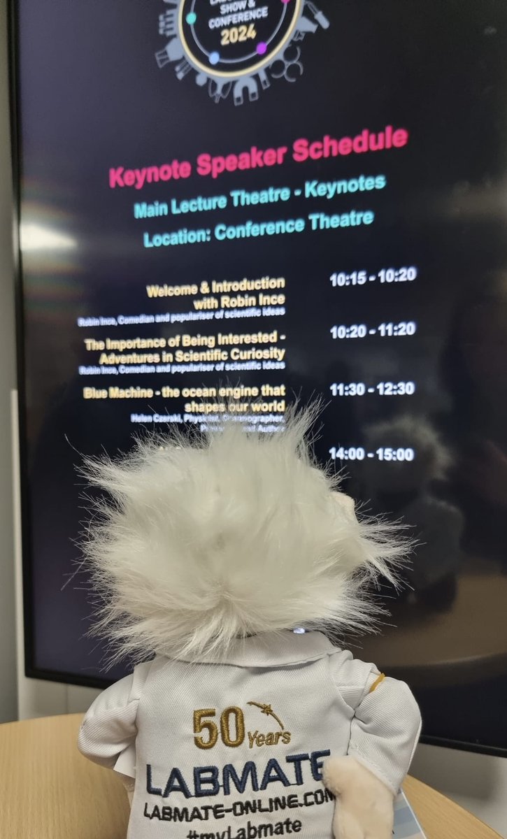 ScientificLabs's tweet image. Did you spot our surprise guest? Einstein had a busy day at #SciLabShow2024 today! Thanks to @Labmate_online for bringing him along 👀🌟