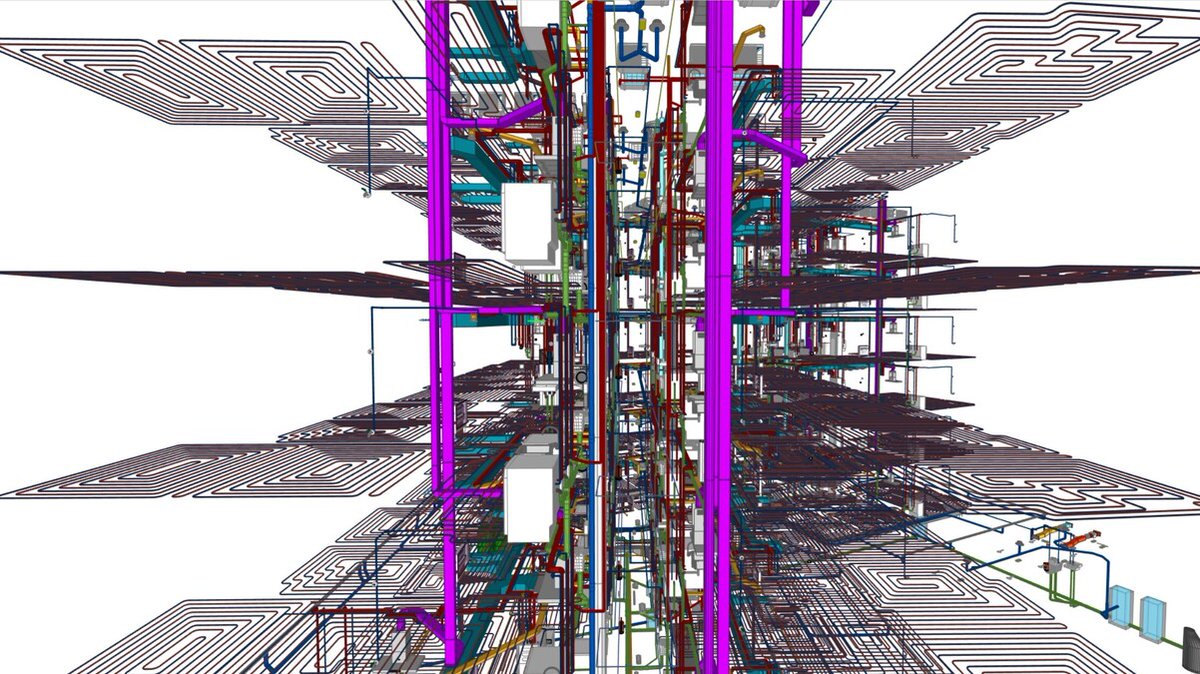 OscarMartinPlus's tweet photo. "The tesseract".

#AECO #HVAC #MEP #OpenBIM 

🟢Cálculo y modelado #BIM realizado con el software #TeKton3D de @iMventa.
🟣Bloques #IFC 🙏 a: @bimandcoEspana, @Bimetica, @BIMobject, @Daikin_es, @DetnovSecurity, @SP_espana, @TROXSpain y a @Uponor_ES.
 🔵Visor IFC ➡️ #BIMvision. https://t.co/ppfq7PYcj3