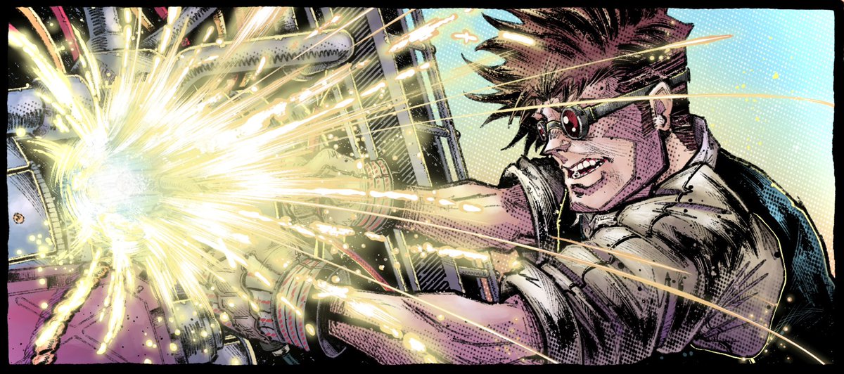 BoogieBotComics's tweet photo. Sparks fly, new panel from Vol.2 🤖
#art #inks #pencils #comics #artist #indieartist #comicbooks #graphicdesign #graphicnovel #digitalart #cartoon #sketch #cyberpunk #drawings #dailycomic #retro #scifi #steampunk #makingcomics #boogiebotcomics
Vol.1 👇
https://t.co/DFxUxpi6Wg https://t.co/EDxV6ArP9D