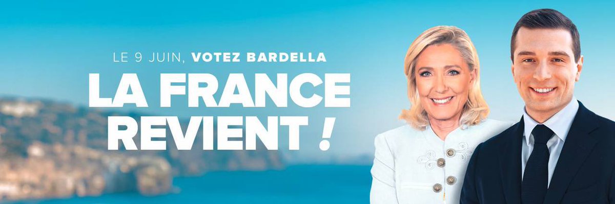 RNJDeuxSevres's tweet image. Le 9 juin prochain, tous aux urnes pour voter @J_Bardella ! 🇫🇷

#LaFranceRevient #ElectionsEuropéennes