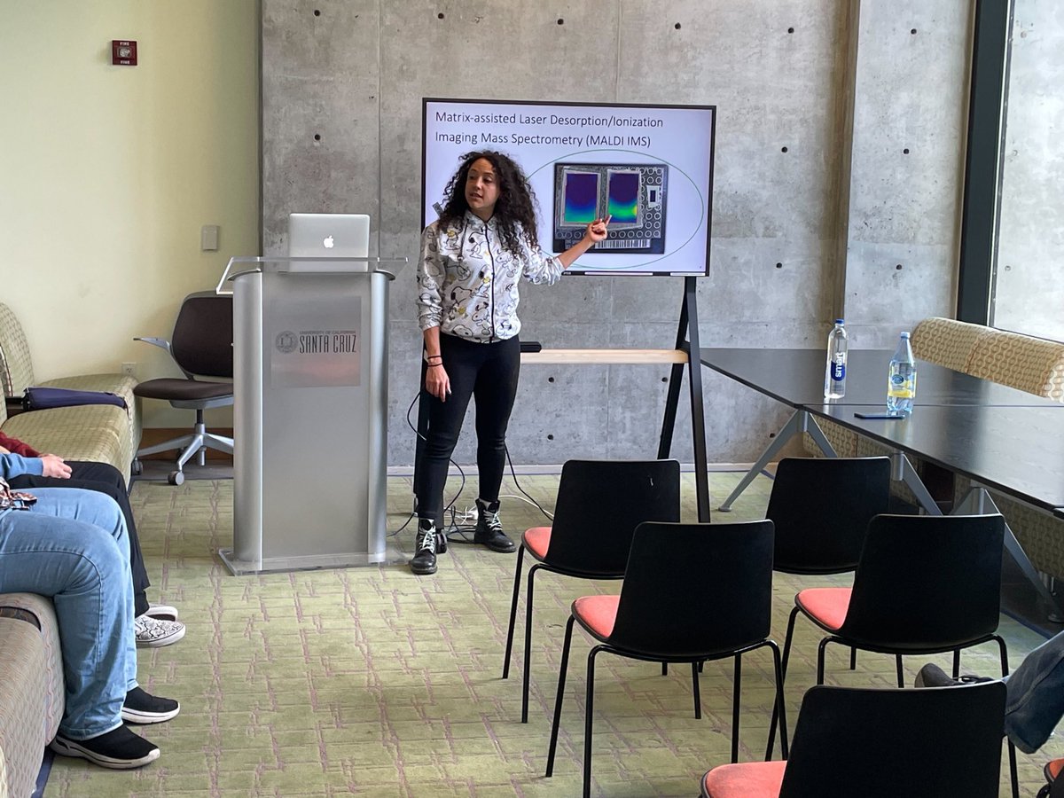 Dr Laura Sanchez (@drlaurasanchez) on Twitter photo Congrats <a href="/RodVelLaura/">Laura Rodríguez-Velandia</a> for winning the Best Presentation of the Physical and Biological Sciences Division in the Grad Symposium!!! <a href="/UCSC_GradDiv/">UCSC Grad Division</a> <a href="/FemalesInMS/">Females in Mass Spectrometry (FeMS)</a> #MassSpectacular Congrats <a href="/RodVelLaura/">Laura Rodríguez-Velandia</a> for winning the Best Presentation of the Physical and Biological Sciences Division in the Grad Symposium!!! <a href="/UCSC_GradDiv/">UCSC Grad Division</a> <a href="/FemalesInMS/">Females in Mass Spectrometry (FeMS)</a> #MassSpectacular